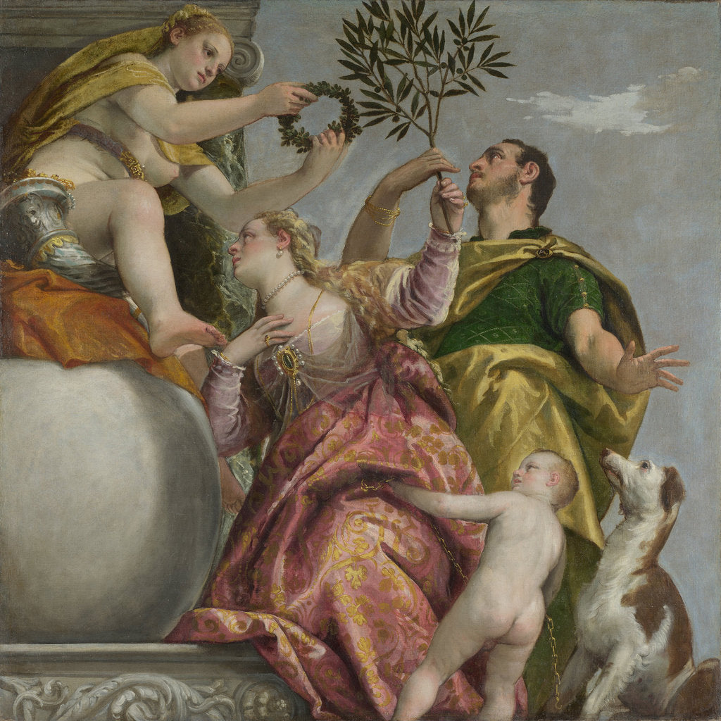 Detail of Happy Union by Paolo Veronese