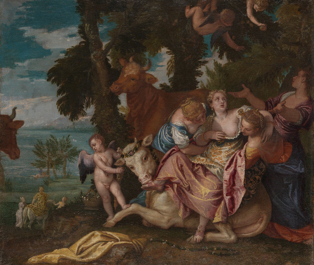 Detail of The Rape of Europa, c. 1570 by Paolo Veronese