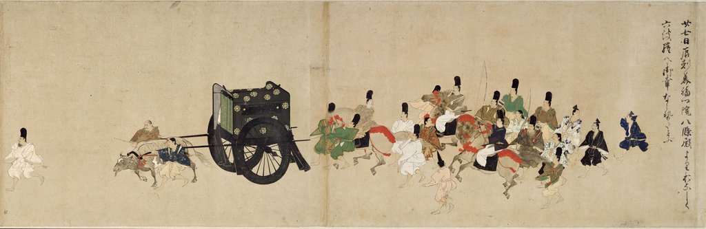 Illustrated Tale of the Heiji Civil War (The Imperial Visit to Rokuhara) 5 scroll, 13th century by Anonymous