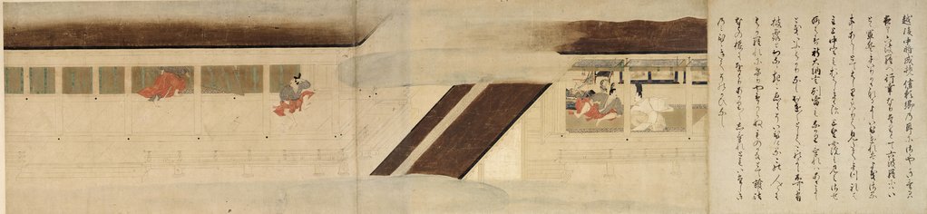 Detail of Illustrated Tale of the Heiji Civil War (The Imperial Visit to Rokuhara) 7 scroll, 13th century by Anonymous