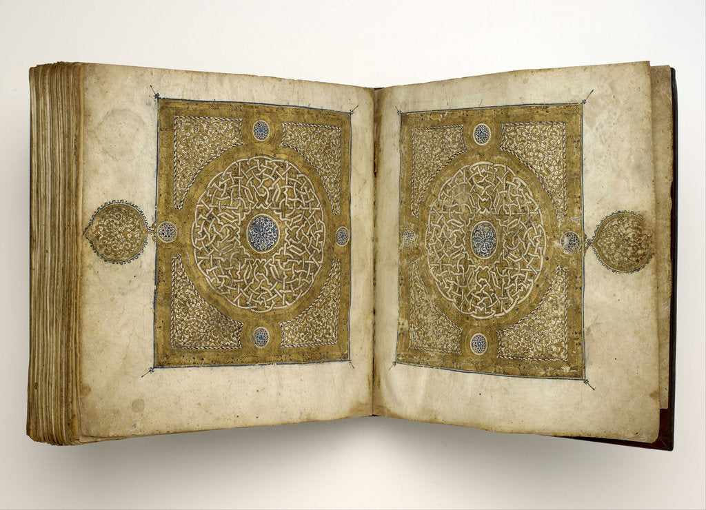 Detail of Quran Manuscript in Maghribi script, 1318 by Anonymous master