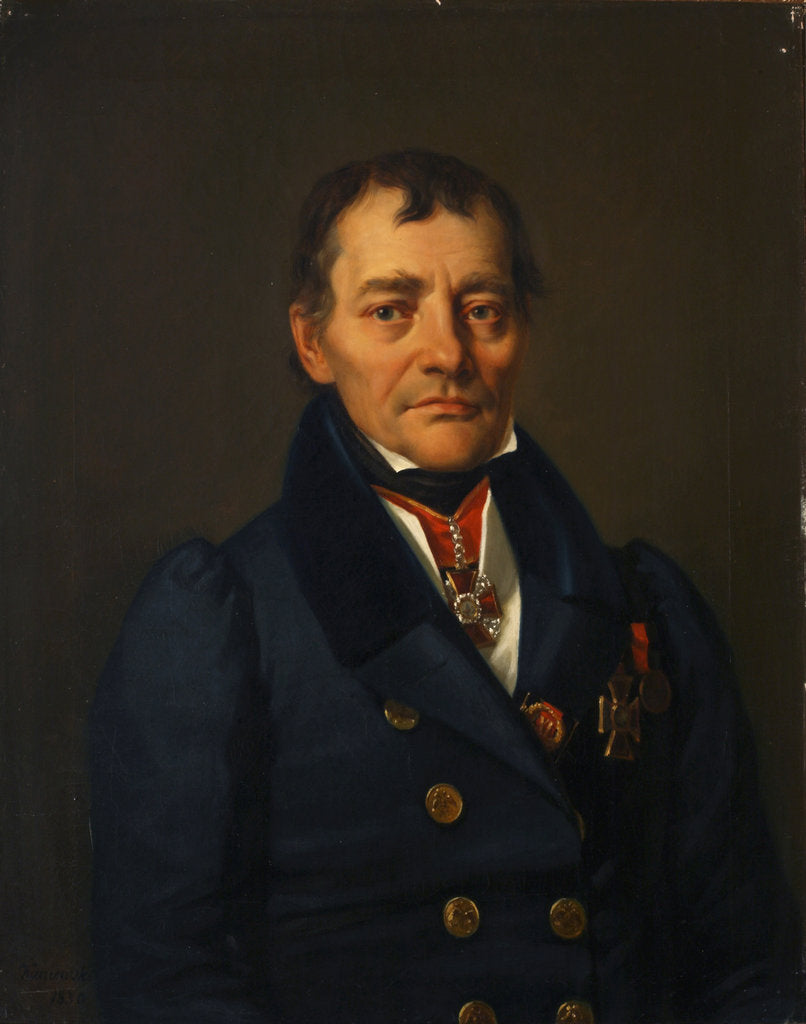 Detail of Portrait of the writer Pyotr Ivanovich Sokolov, 1830 by Jan Ksawery Kaniewski