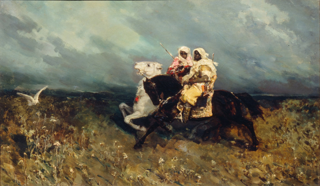 Detail of Bedouins by Vasilii Alexandrovich Kotarbinsky