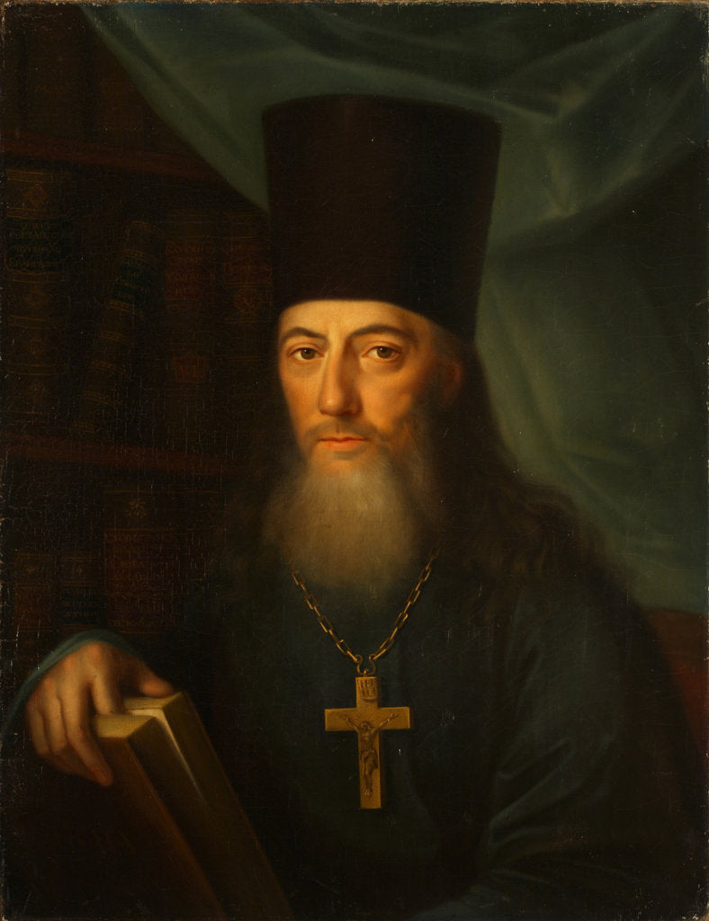 Detail of Portrait of the writer Ioann Ioannovich Krasovsky, 1819 by Jacob Zalessky