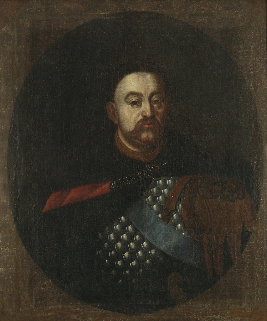 Detail of Portrait of John III Sobieski, King of Poland and Grand Duke of Lithuania, ca 1685 by Anonymous