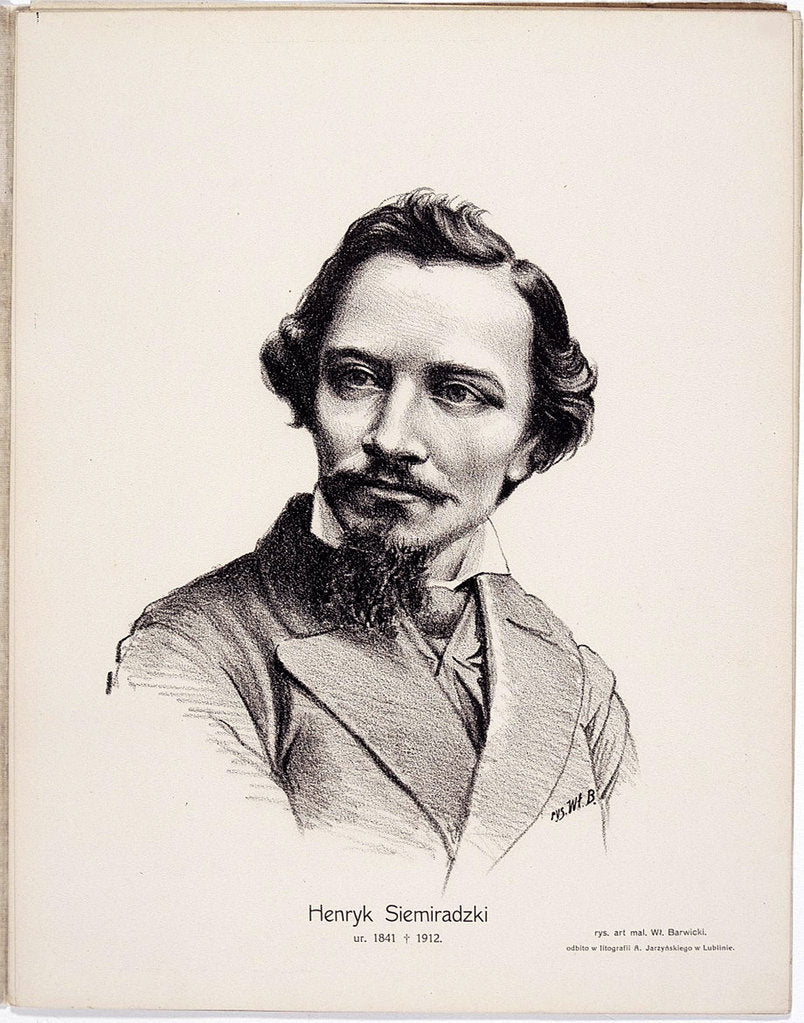 Detail of Henryk Siemiradzki, 1917 by Wladyslaw Barwicki