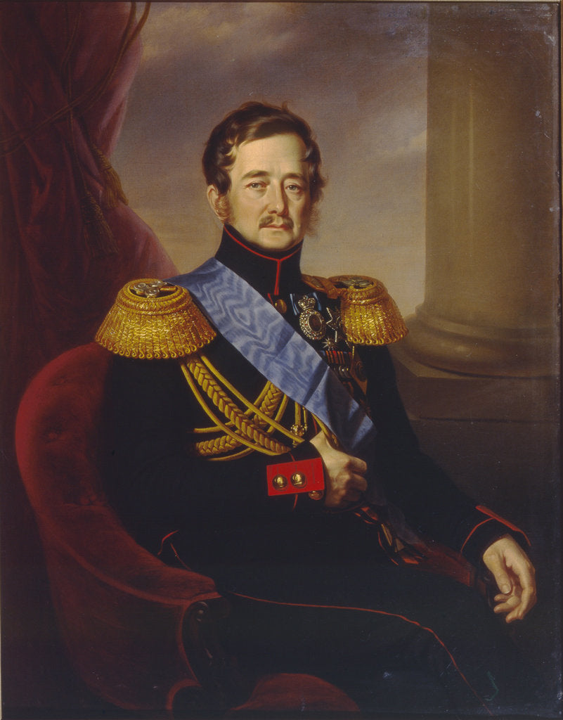 Detail of Portrait of Ivan Fyodorovich Paskevich, Count of Erivan, Viceroy of the Kingdom of Poland, 1845 by Jan Ksawery Kaniewski