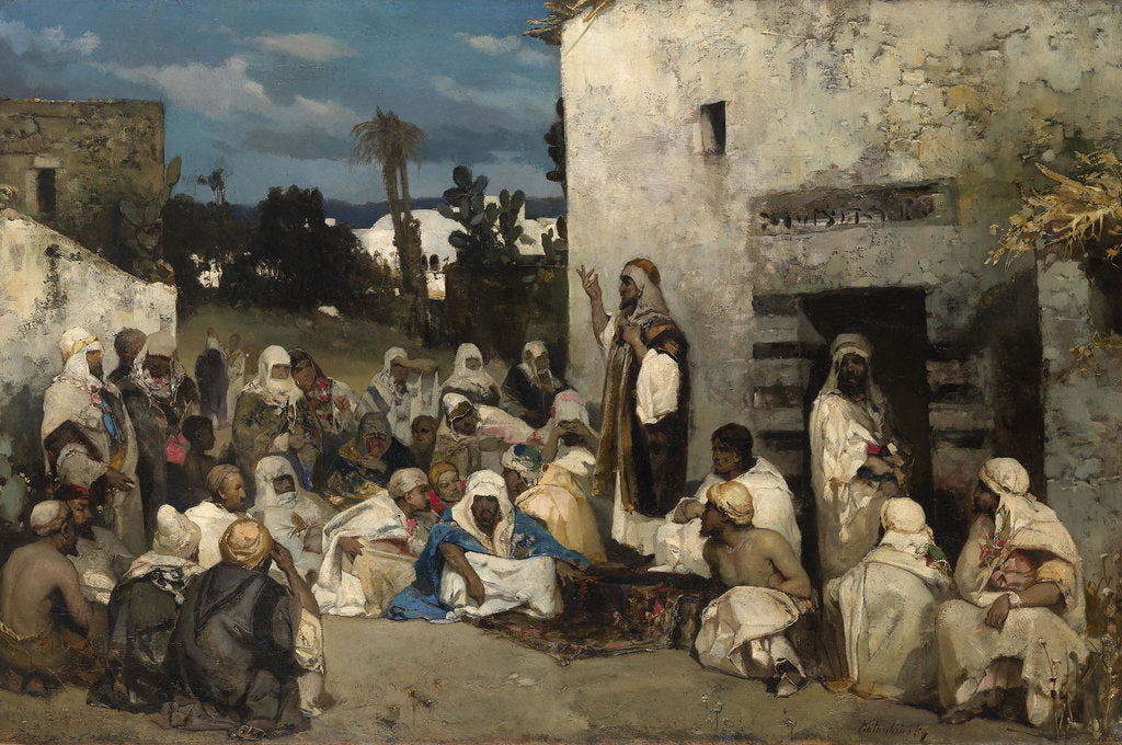 Detail of The Sermon at Capernaum by Vasilii Alexandrovich Kotarbinsky