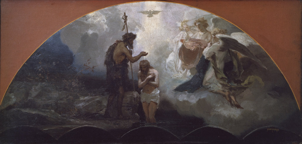 Detail of The Baptism of Christ, 1876 by Henryk Siemiradzki