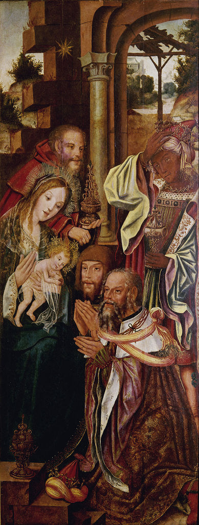 Detail of The Adoration of the Kings, c. 1510 by Master of Sardoal
