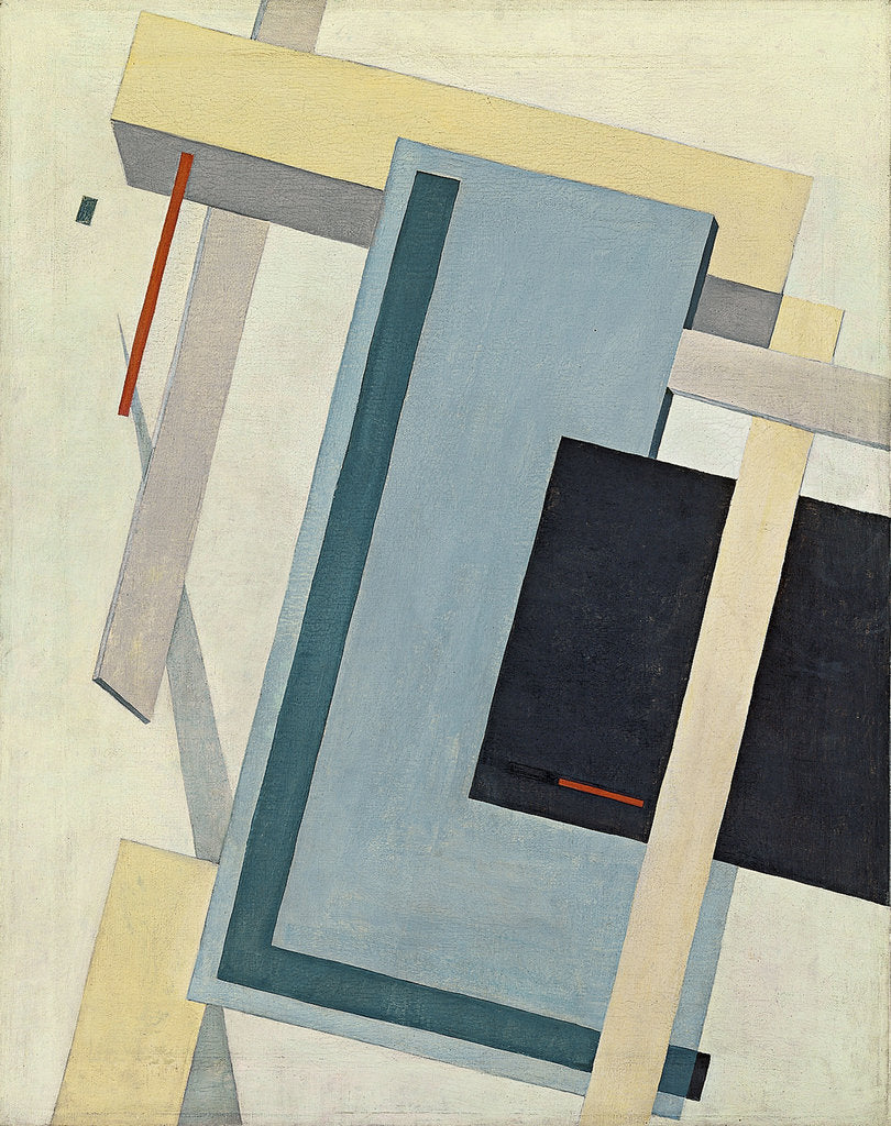 Detail of Proun 4 B, 1919-1920 by El Lissitzky