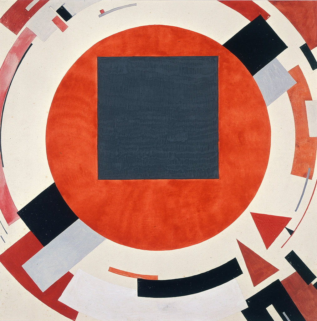 Detail of Proun, ca 1923 by El Lissitzky