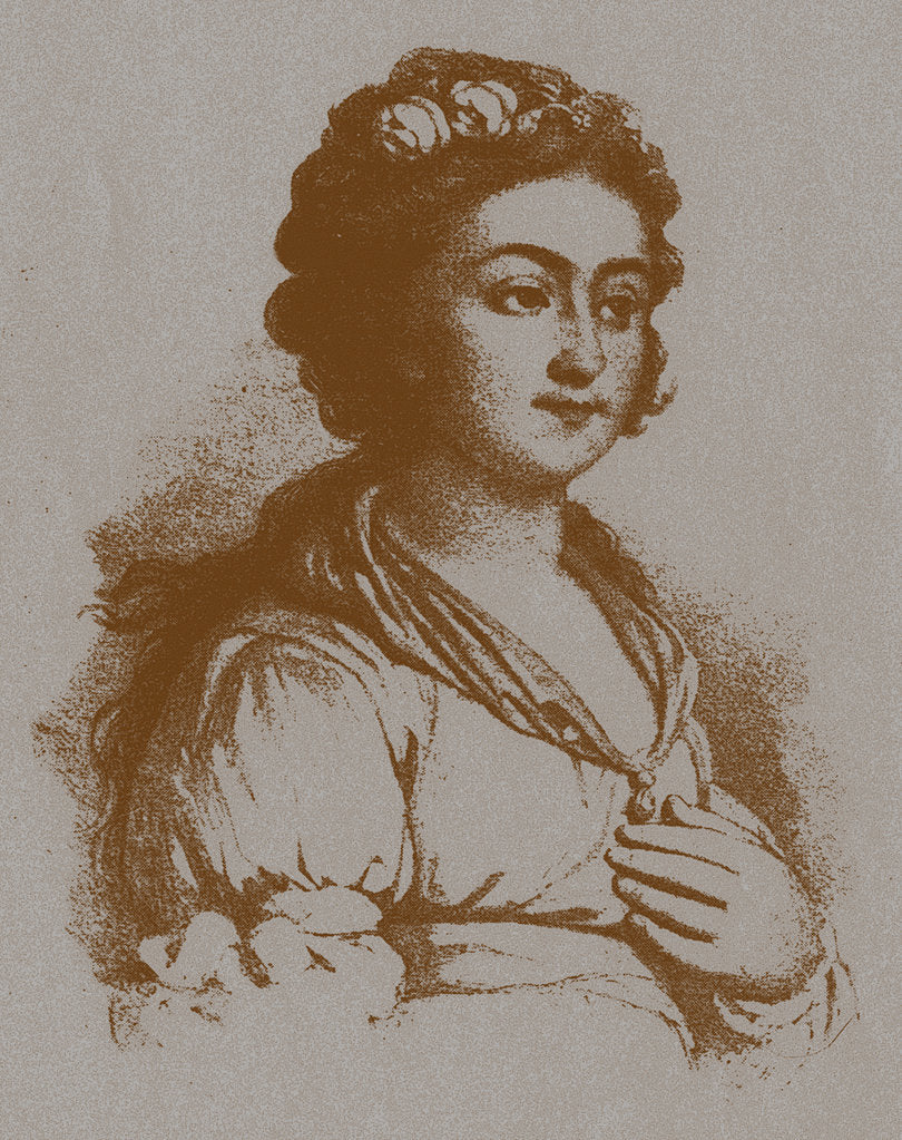 Detail of Portrait of Ekaterina Yakovlevna Derzhavina, née Bastidon After V. Borovikovsky by Anonymous