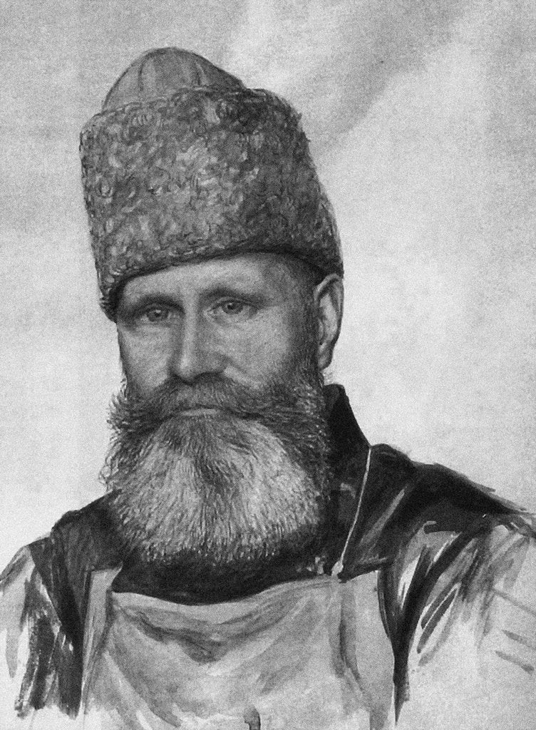 Detail of Vladimir Fyodorovich Dzhunkovsky in the Taganka Prison, 1919-1920 by Anonymous