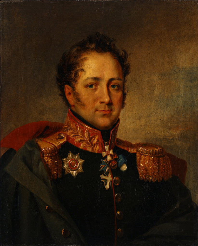 Detail of Portrait of General Alexander Alexandrovich Pisarev, First quarter of 19th cen by Anonymous