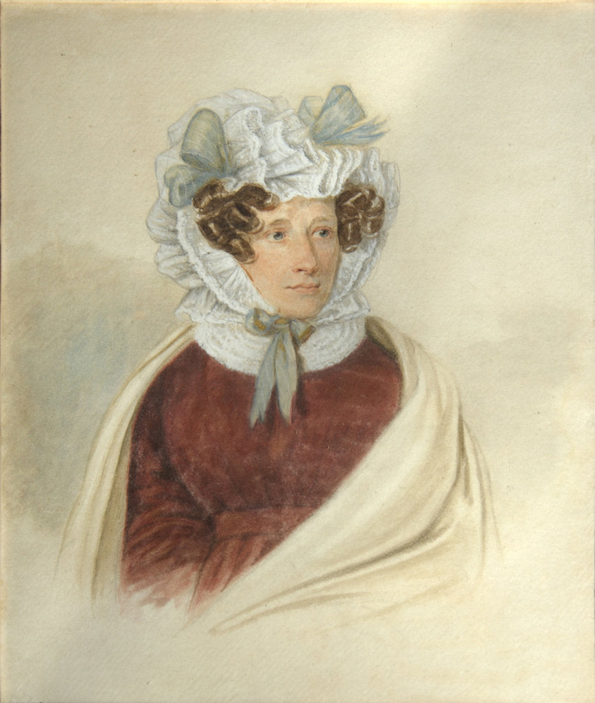 Detail of Portrait of Yelizaveta Markovna Poltoratskaya, 1820s by Anonymous