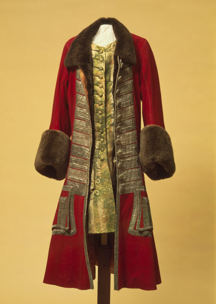 Detail of Winter coat and waistcoat of Peter the Great, Early 18th cen by Anonymous master