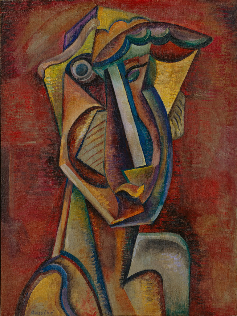 Detail of Poetess, 1920s by Vladimir Davidovich Baranov-Rossiné