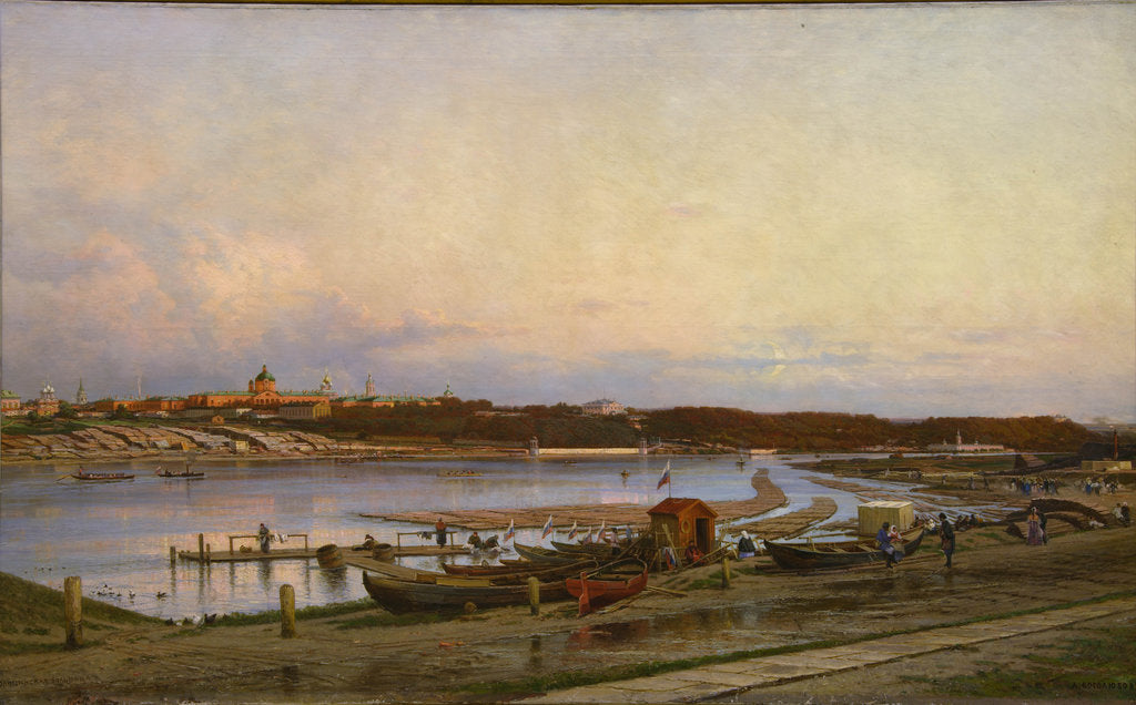 Detail of The Golitsyn Hospital in Moscow, 1880 by Alexei Petrovich Bogolyubov