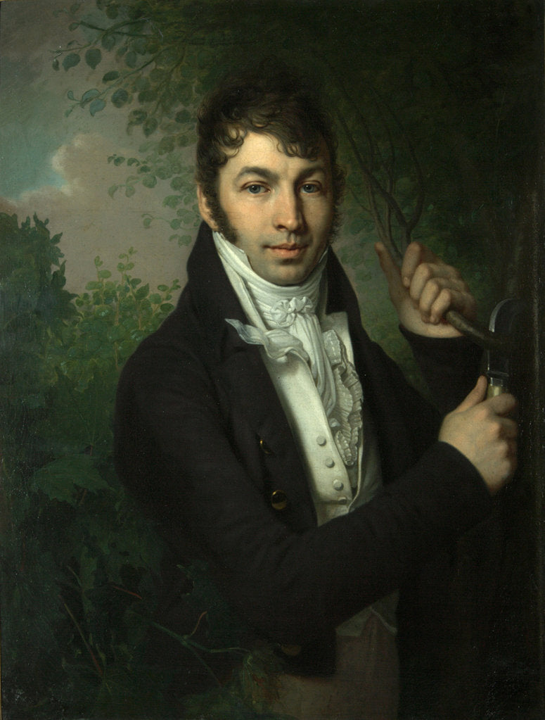 Detail of Portrait of Alexander Petrovich Dubovitsky, Between 1816 and 1820 by Vladimir Lukich Borovikovsky