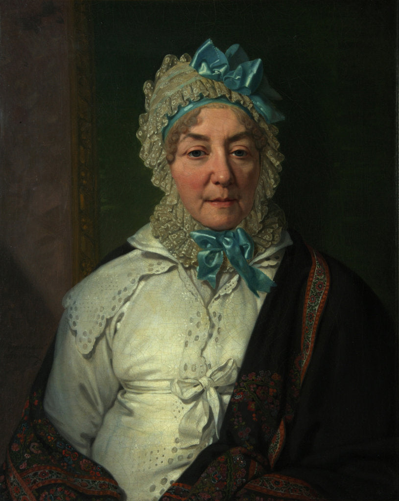 Detail of Portrait of Yekaterina Alexandrovna Arkharova, 1820 by Vladimir Lukich Borovikovsky