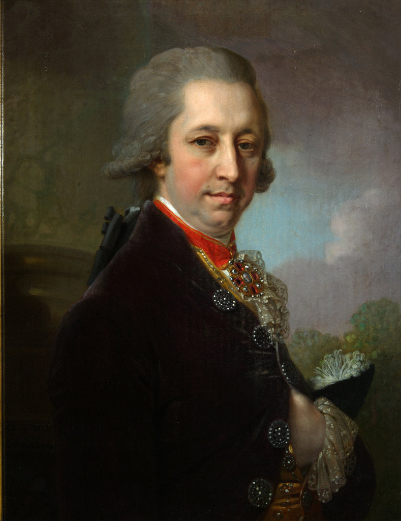 Detail of Portrait of Ivan Mikhailovich Yakovlev, 1800 by Vladimir Lukich Borovikovsky