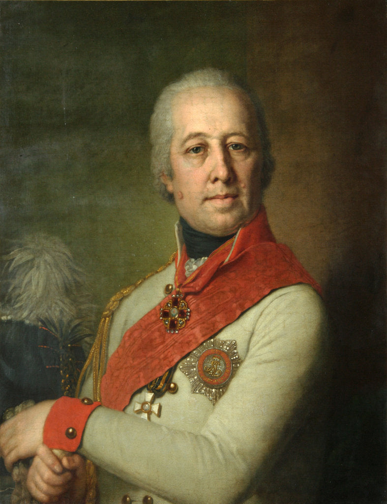 Detail of Portrait of Ivan Petrovich Dunin, 1801 by Vladimir Lukich Borovikovsky