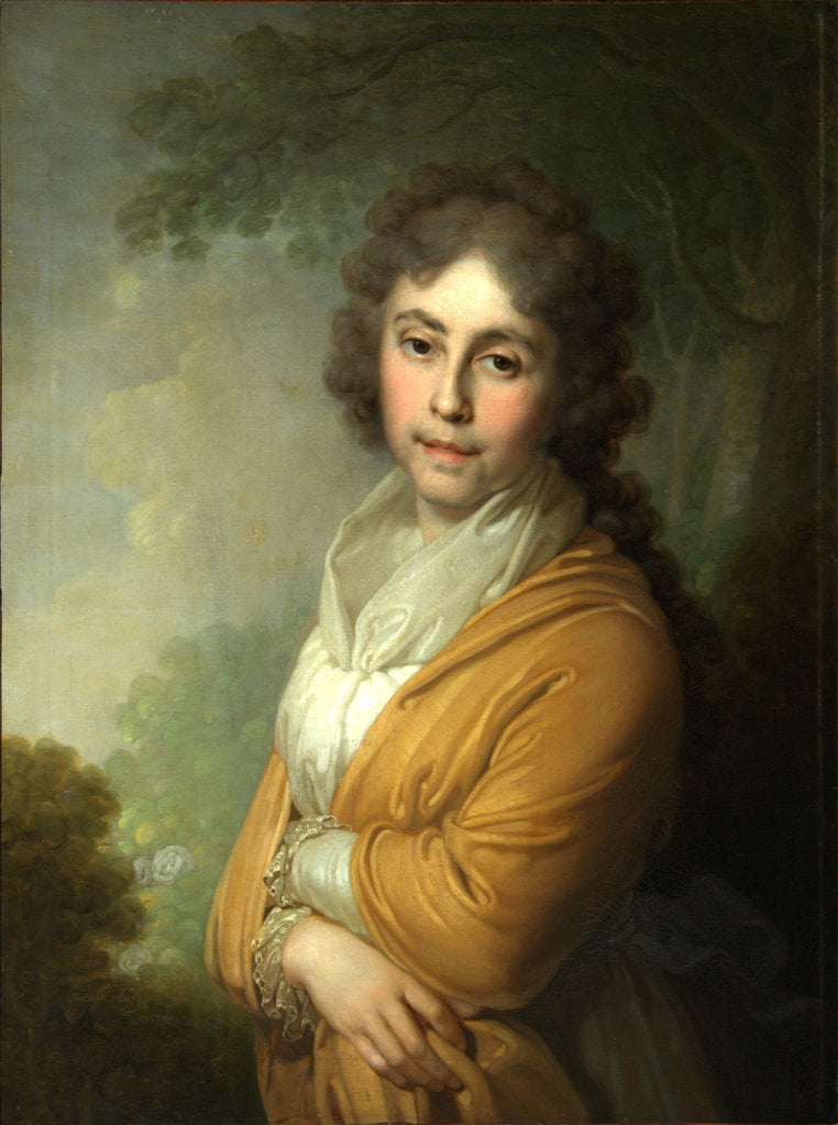 Detail of Portrait of Countess Natalia Ivanovna Kurakina, 1795 by Vladimir Lukich Borovikovsky