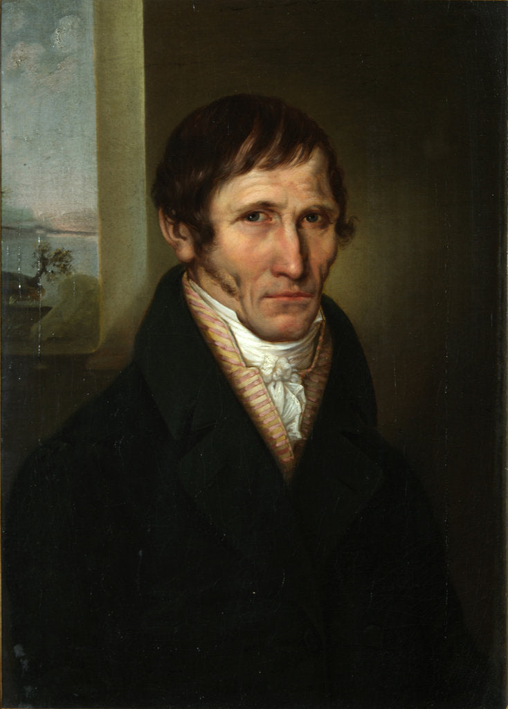 Detail of Portrait of the Krasnopolets estate manager in Pskov Region, ca 1813 by Vladimir Lukich Borovikovsky