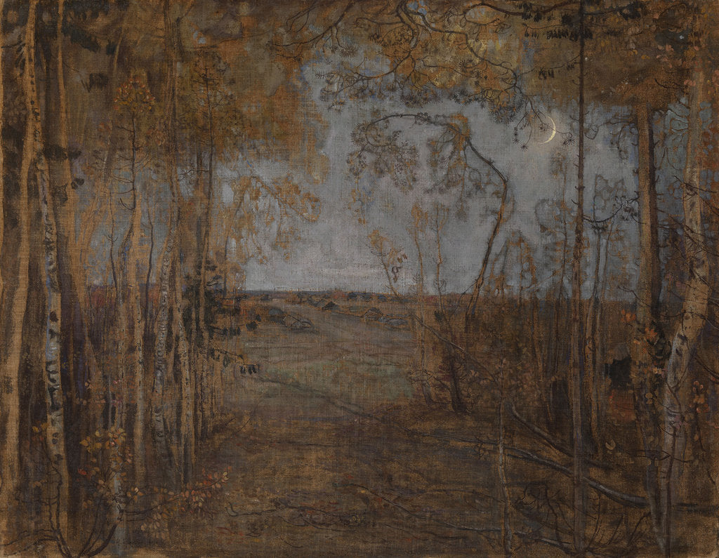 Detail of New Moon, 1912 by Isaak Izrailevich Brodsky