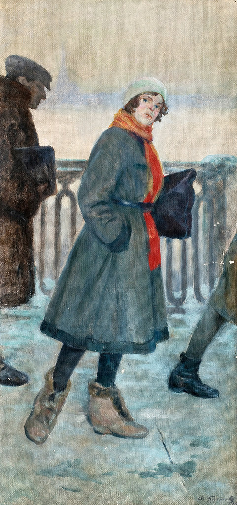 Detail of The Way to Work, 1926 by Fyodor Fyodorovich Buchholz