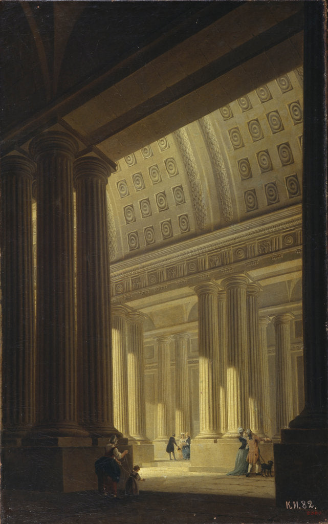The Internal View of a Temple. (A Doric Vestibule), 1781 by Yakov Gerasimovich Farafontyev