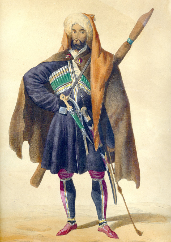 Detail of A Circassian by Grigori Grigorievich Gagarin