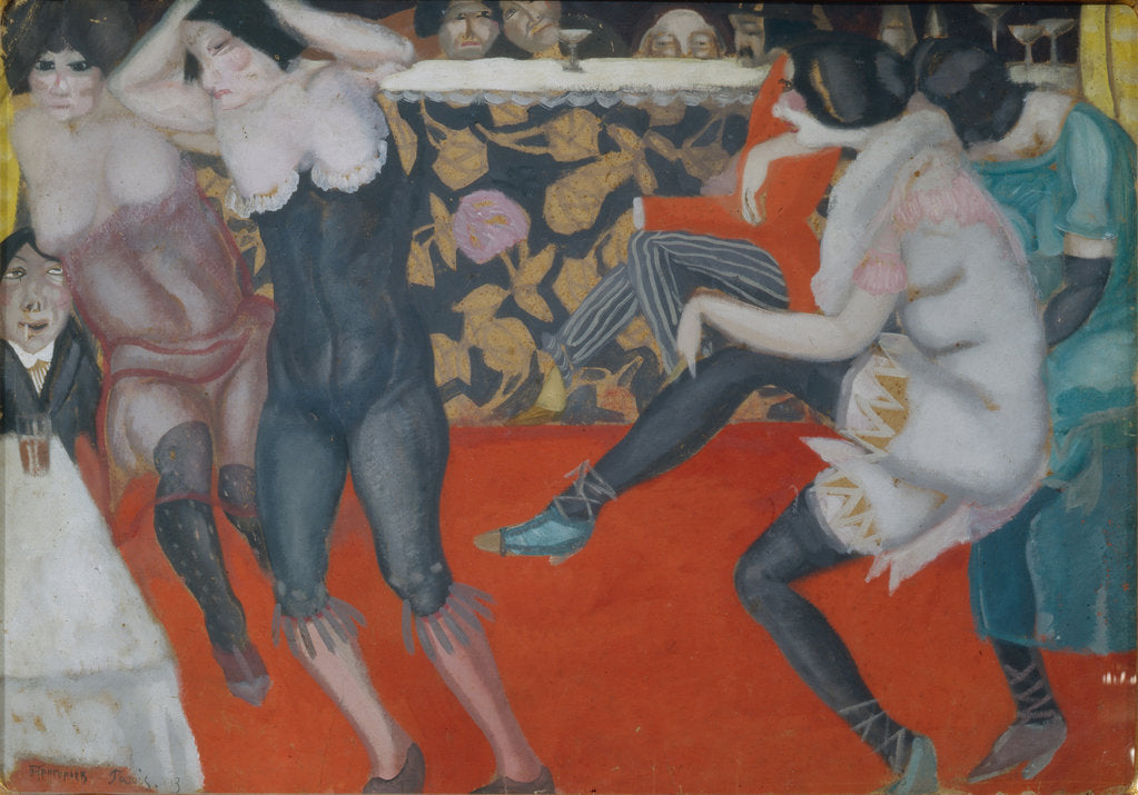 Detail of In the Cabaret, 1913 by Boris Dmitryevich Grigoriev
