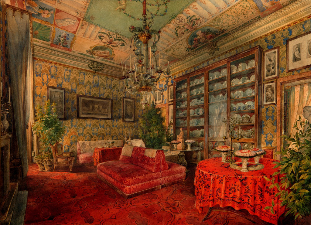 Detail of Interior, Mid of the 19th cen by Anton Ivanovich Ivanov