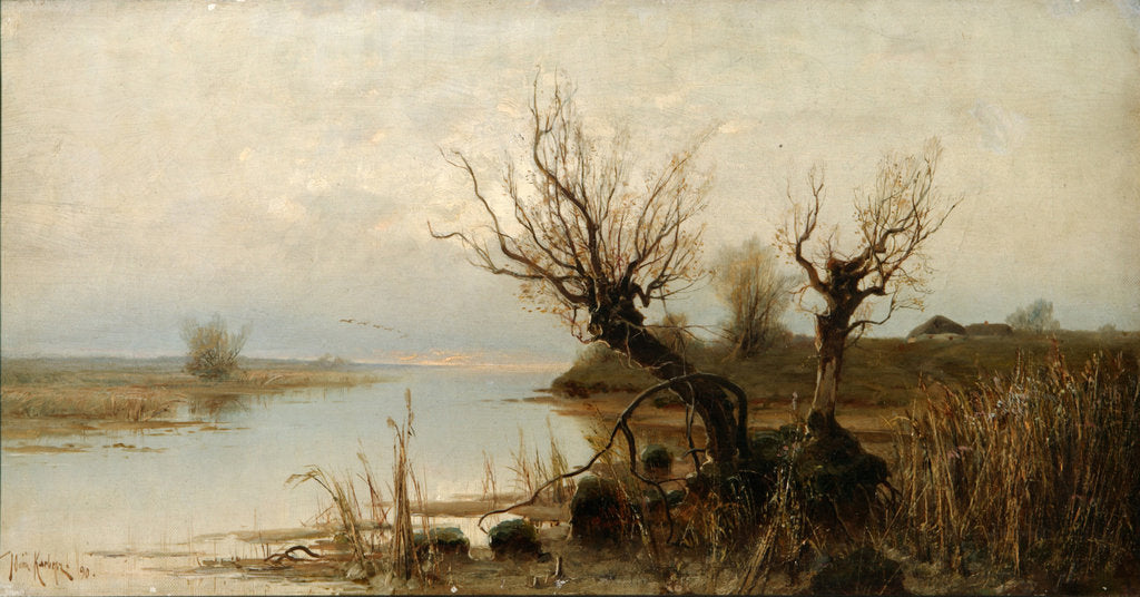Detail of Flood Waters, 1890 by Juli Julievich von Klever