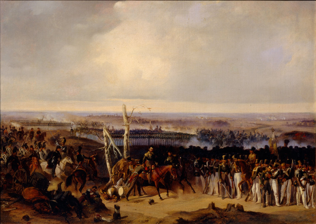 Detail of The Izmailovsky Regiment on the Battle of Borodino 1812, 1840s by Alexander von Kotzebue