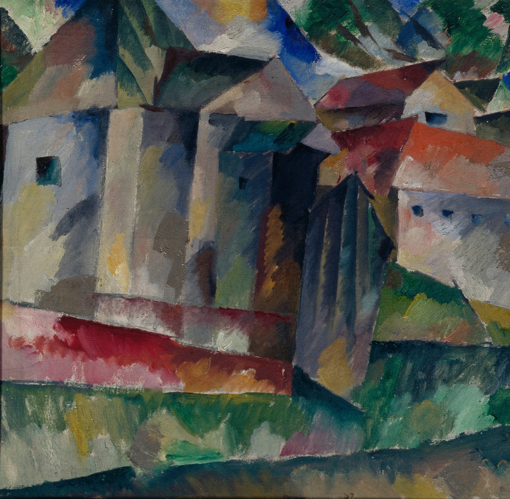 Detail of Houses by Aristarkh Vasilyevich Lentulov