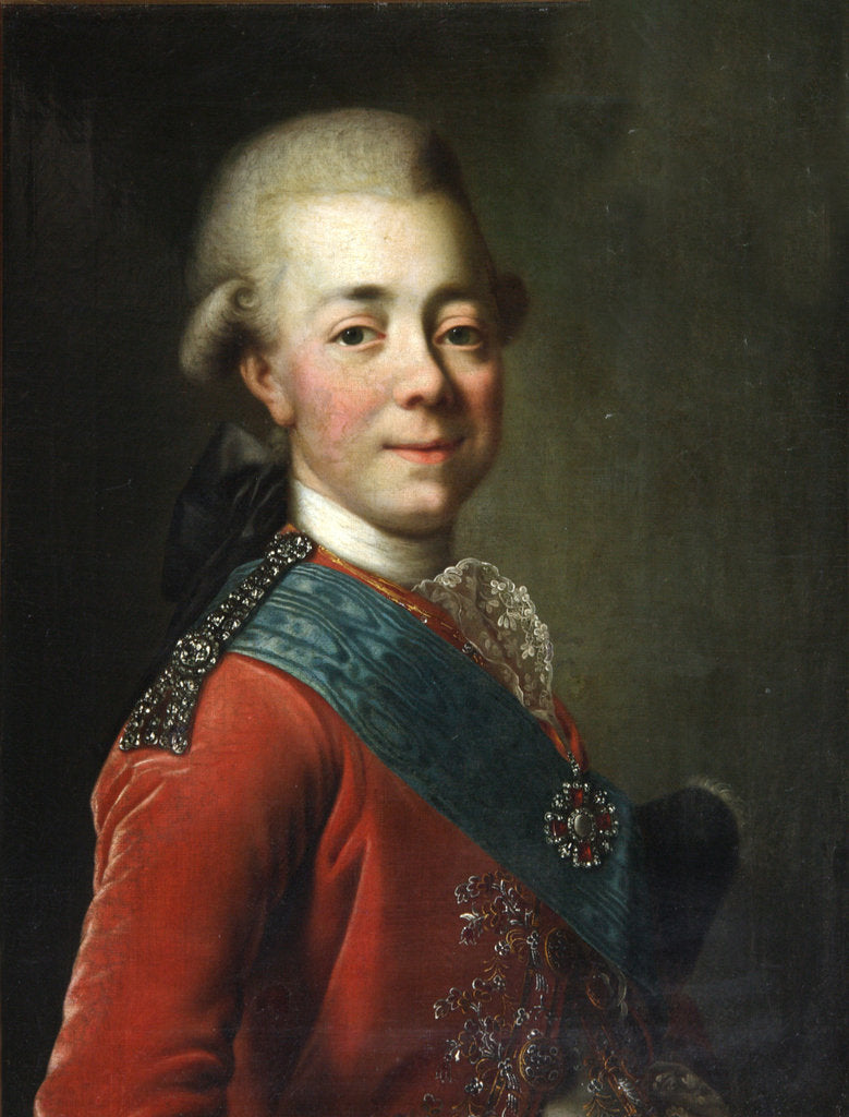 Portrait of Grand Duke Pavel Petrovich, 1770s by Dmitri Grigorievich Levitsky