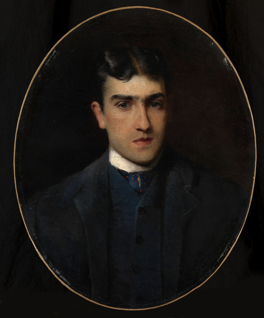 Detail of Portrait of Lucien Guitry (1860?1925) by Konstantin Yegorovich Makovsky