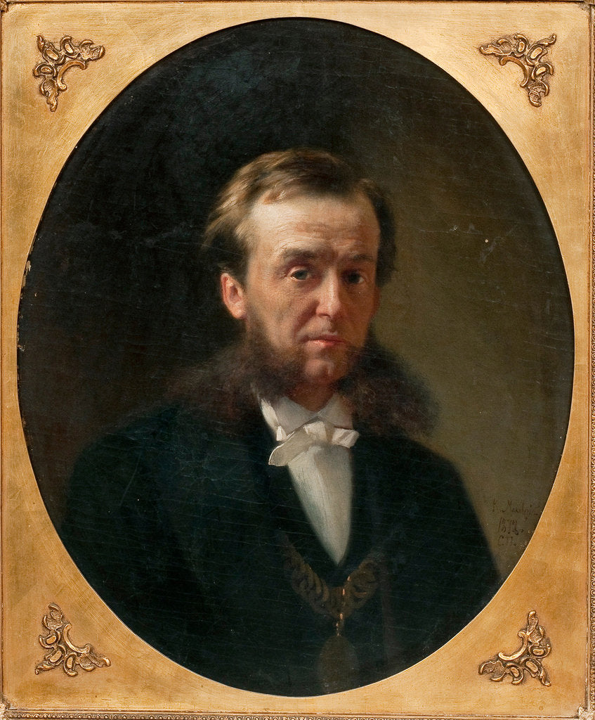 Detail of Portrait of Count Pyotr Aleksandrovich Valuev, 1872 by Konstantin Yegorovich Makovsky