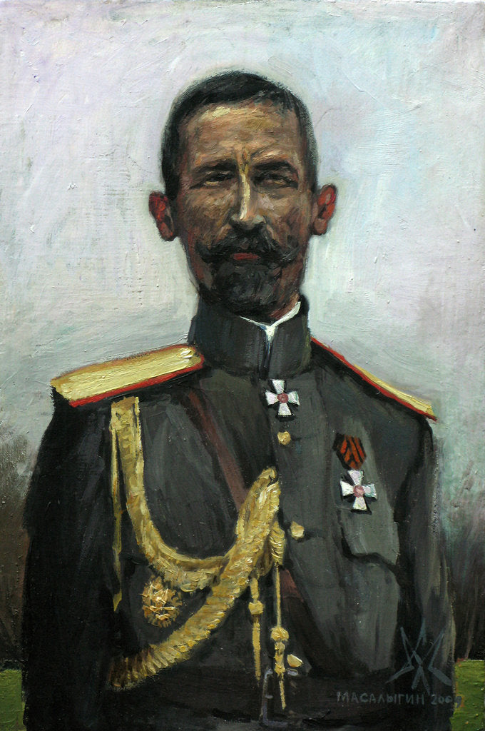 Detail of Lavr Georgiyevich Kornilov, 2009 by Sergey Lvovich Masalygin