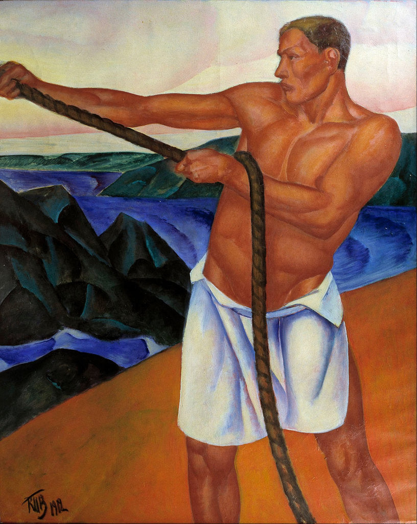 Detail of The Worker, 1912 by Kuzma Sergeyevich Petrov-Vodkin