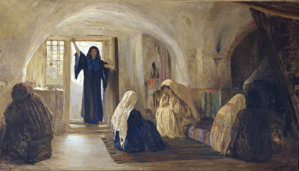 Ushered in a tearful joy, 1899-1905 by Vasili Dmitrievich Polenov