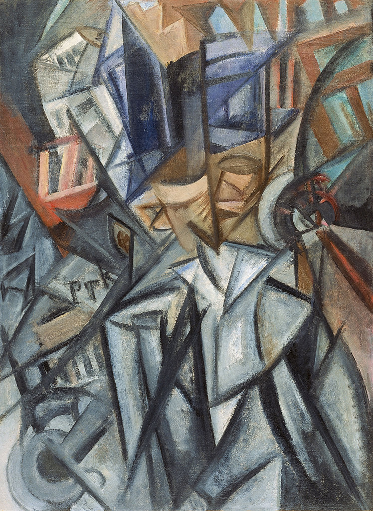 Detail of Man on the Street (Analysis of Volumes), 1913 by Olga Vladimirovna Rozanova