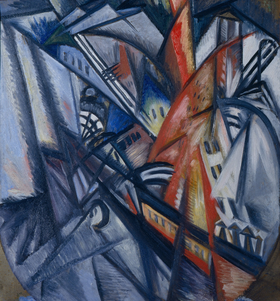 Detail of Fire in the City, 1913 by Olga Vladimirovna Rozanova
