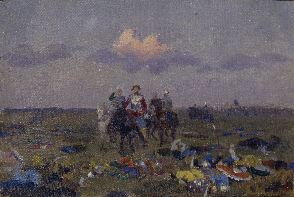 Detail of On the Snipes Field by Andrei Petrovich Ryabushkin