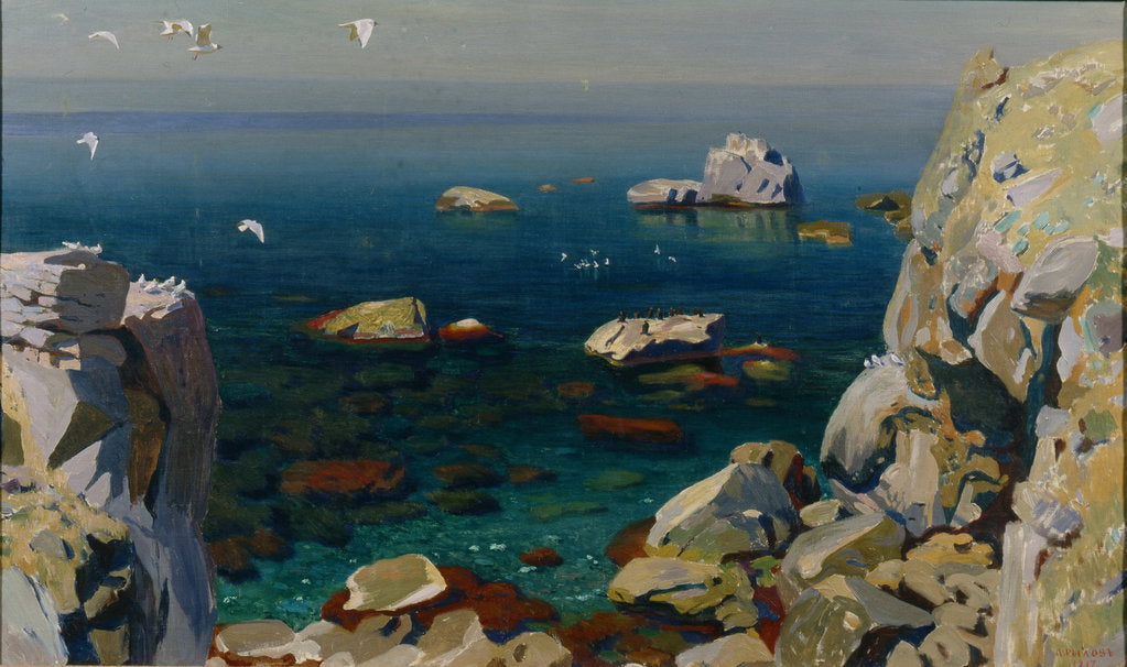 Detail of Calm, 1917 by Arkadi Alexandrovich Rylov