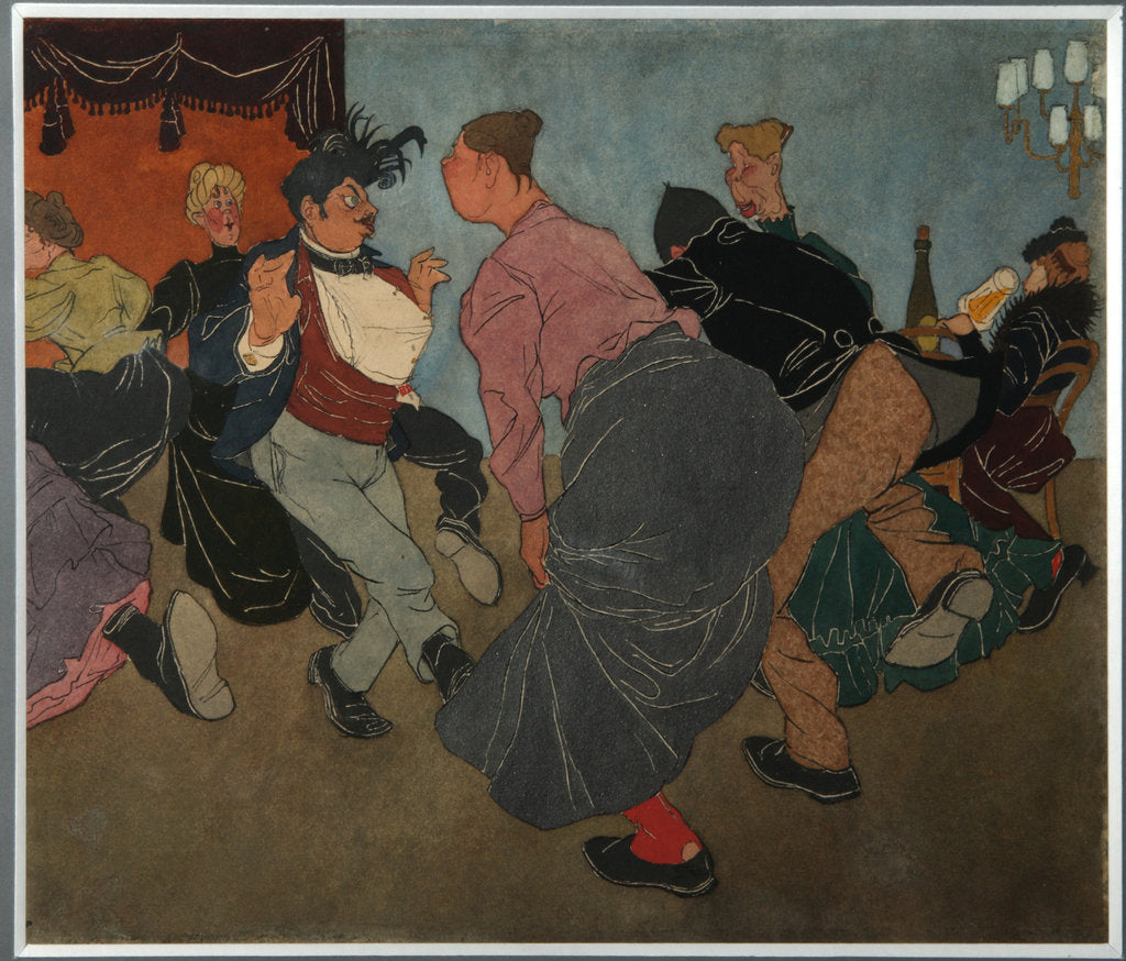 Detail of Café by Pavel Yegorovich Shcherbov