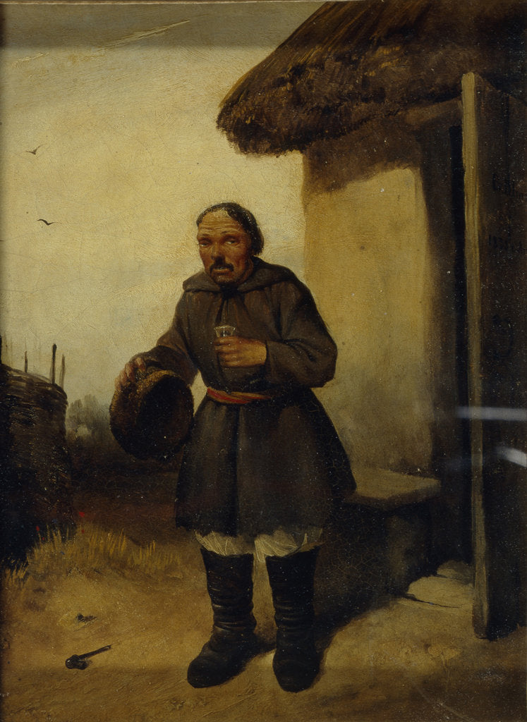 Detail of At the Tavern, 1836-1837 by Vasili Ivanovich Shternberg